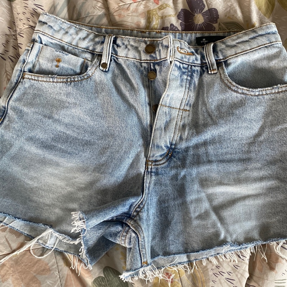 Thrills high waisted jean shorts